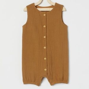 H&M Baby Sleeveless Cotton Romper Suit
